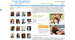 Desktop Screenshot of clubdivorziati.com