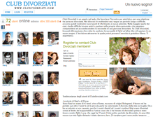 Tablet Screenshot of clubdivorziati.com